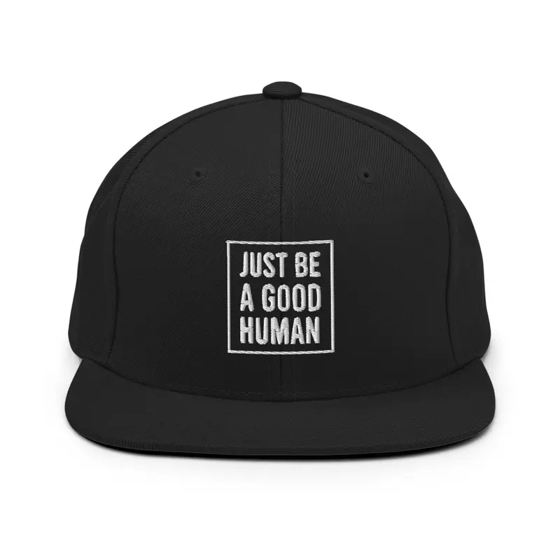 GOOD HUMAN SQ WHITE | HATS