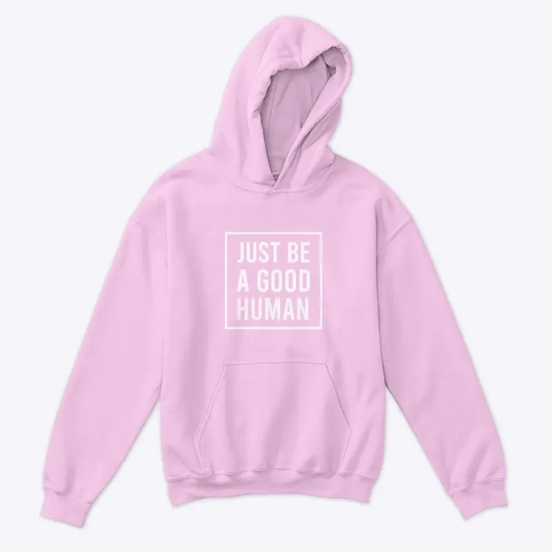 GOOD HUMAN WHT SQ | HOODIES & SWEATERS