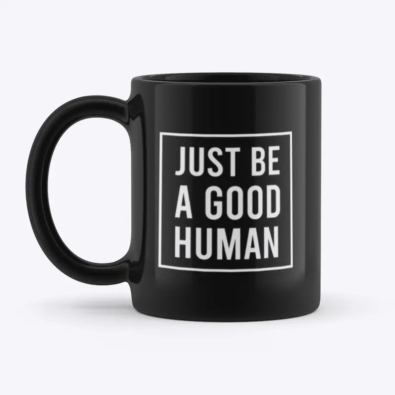 GOOD HUMAN WHT SQ | HOODIES & SWEATERS