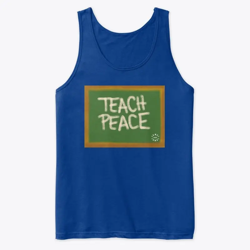 TEACH PEACE  | BLACK LOGO ON BACK