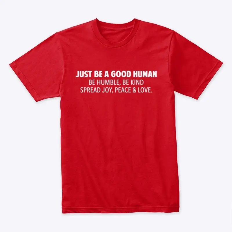 just be a good human logo