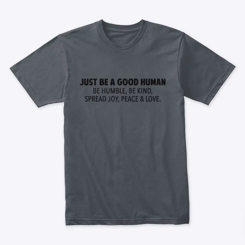 just be a good human page name