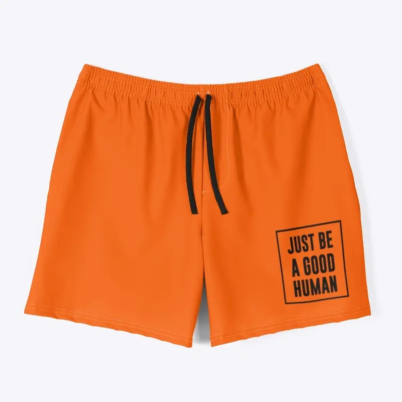 Good Human Blk - Swim Shorts