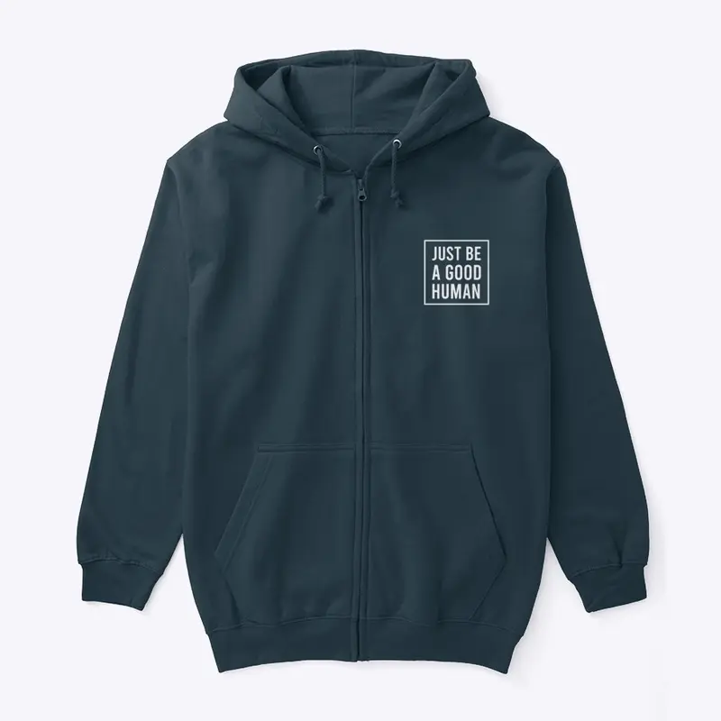 GOOD HUMAN WHT SQ | HOODIES & SWEATERS