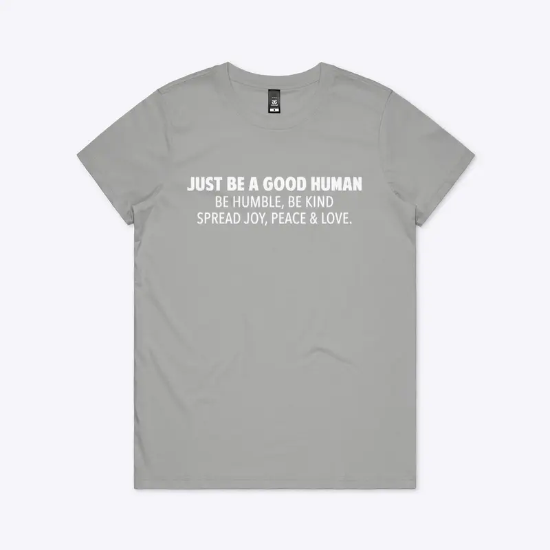 GOOD HUMAN | PREMIUM | WHITE FONT