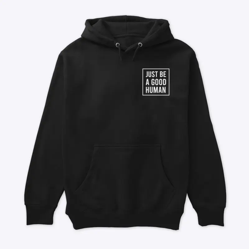 GOOD HUMAN WHT SQ | HOODIES & SWEATERS