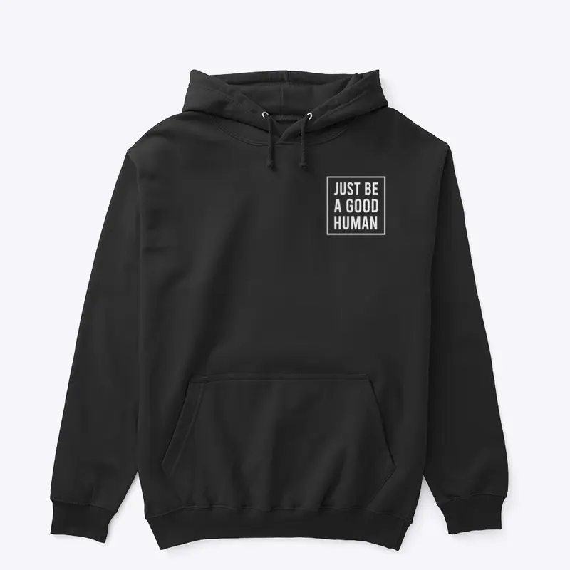 GOOD HUMAN WHT SQ | HOODIES & SWEATERS