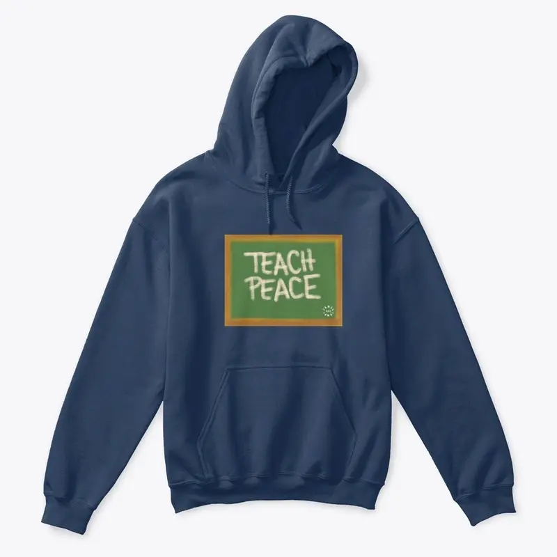 TEACH PEACE | WHITE LOGO ON BACK