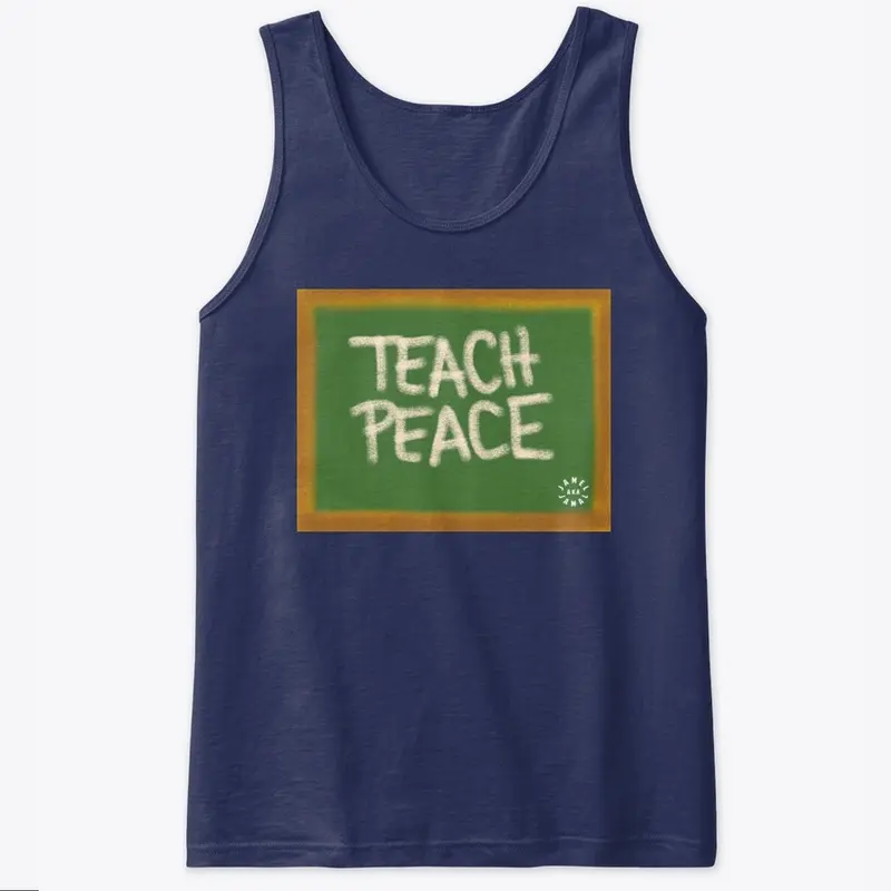 TEACH PEACE | WHITE LOGO ON BACK