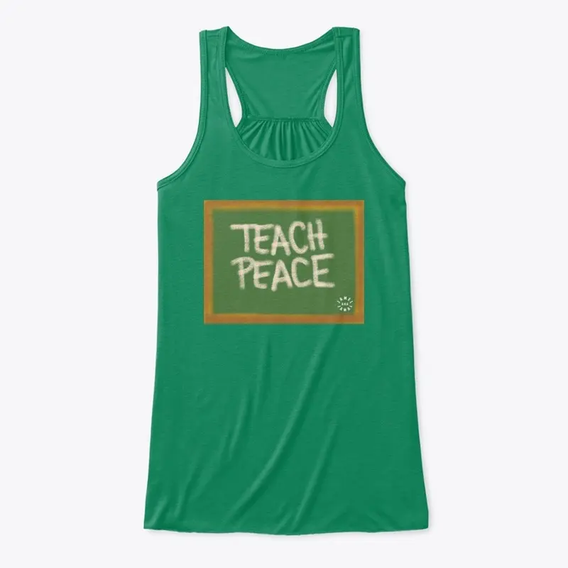 TEACH PEACE | WHITE LOGO ON BACK